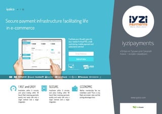 iyzipayments 
«Stripe из Турции для Средней 
Азии» - онлайн-эквайринг. 
www.iyzico.com 
 