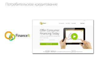 Потребительское кредитование 
 