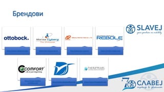 Брендови
https://www.ottobock.com https://en.morsa.com.tr http://www.sp-supports https://ortho-rebole.com
http://www.comfort-
mobility.com
http://www.dayangyiliao.com https://www.therapearl.com
 