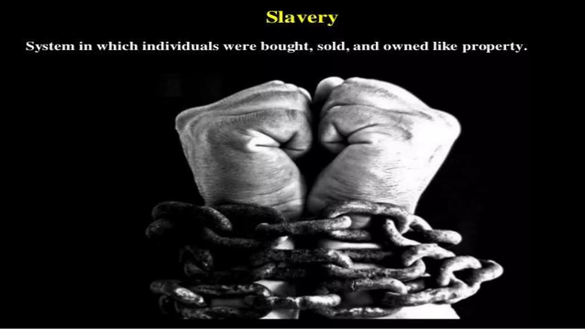 Slavery system | PPTX