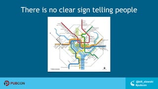 #pubcon
@bill_slawski
There is no clear sign telling people
 