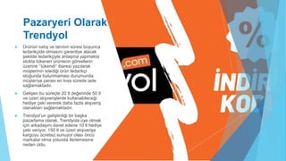Özel Alışveriş Sitesinde Pazaryeri: Trendyol Örneği
