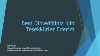 Özel Alışveriş Sitesinde Pazaryeri: Trendyol Örneği