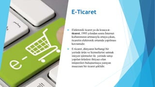 Özel Alışveriş Sitesinde Pazaryeri: Trendyol Örneği