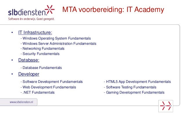 mta networking fundamentals