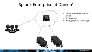 SplunkLive! Customer Presentation – Dunkin’ Brands, Inc. | PPTX