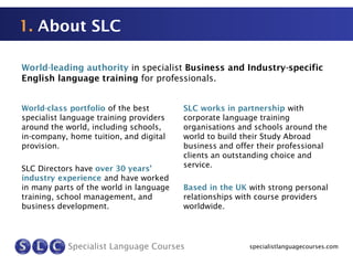 SLC Study Abroad Professional Courses | PPT