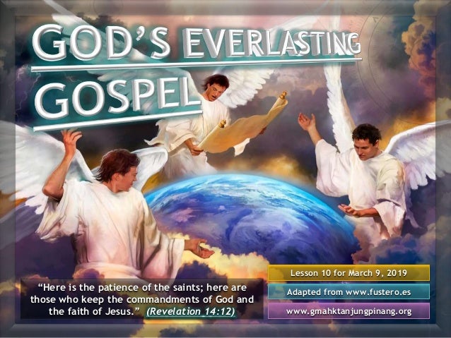 Sabbath School Lesson 10 1st Quarter 19