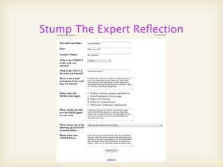 Student Led Conference - Amanda