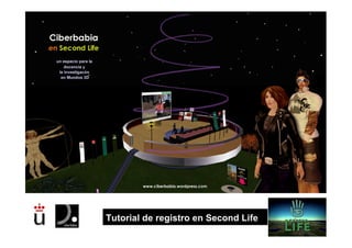 Tutorial de registro en Second Life
 