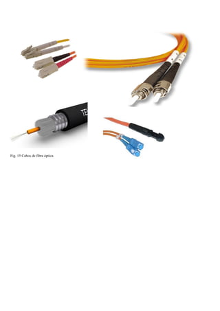 Fig. 15 Cabos de fibra óptica.
 