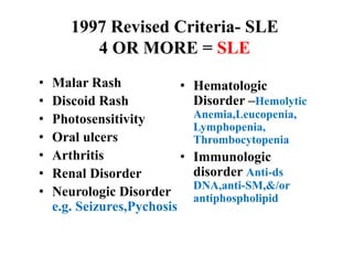 Systemic Lupus Erythematosus | PPTX