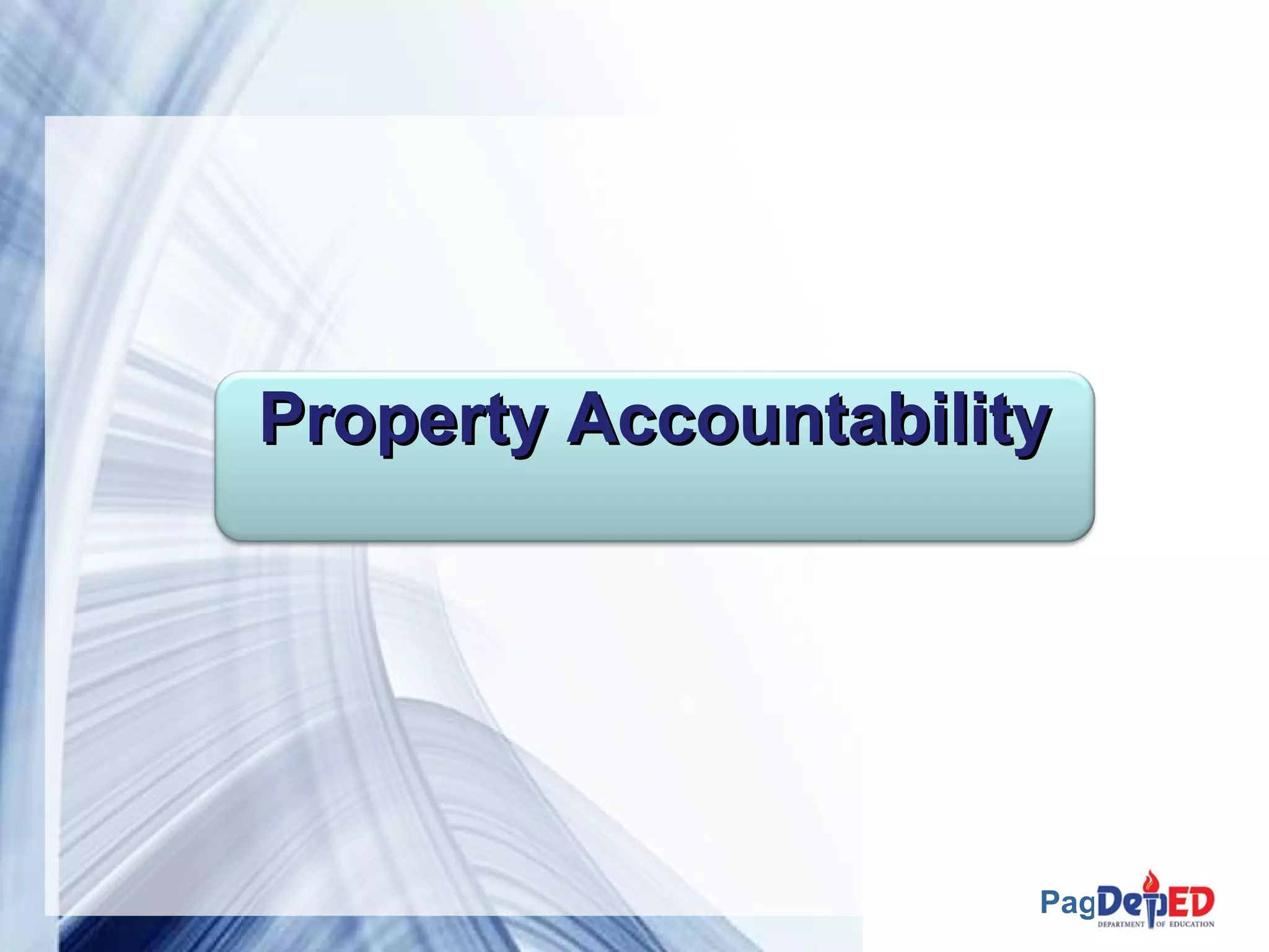 PPrrooppeerrttyy AAccccoouunnttaabbiilliittyy 
Page 2 
 