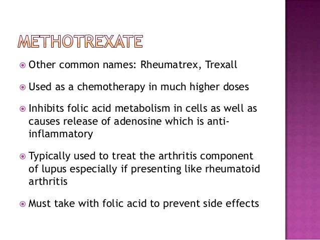 Methotrexate Hair Loss Folic Acid