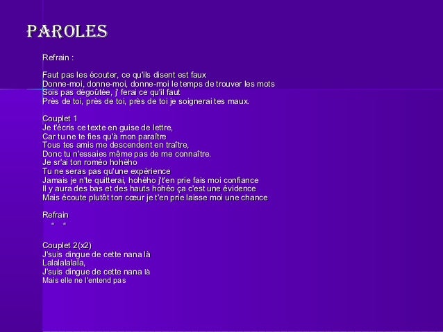 parole chanson colonel reyel