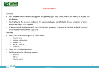 PO Pivot

Scenario
• You would like to see a quick summary of which suppliers have orders in which weeks.
• Perhaps becaus...