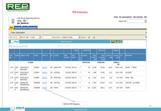 PO Matching




                          Receipt matched to invoice FGH678
Receipt not yet matched


                    ...
