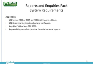 Reports and Enquiries Pack
                                            Xsort
Appendix 3
How to affect the "Xsort" field an...