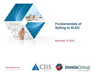 Emixa Group Fundamentals of Selling to SLED | PPTX