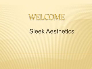 Sleek Aesthetics
 