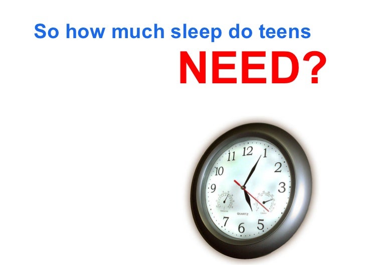 Sleep Does Teen Need How 54