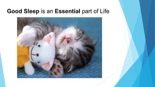 Good Sleep is an Essential part of Life
 