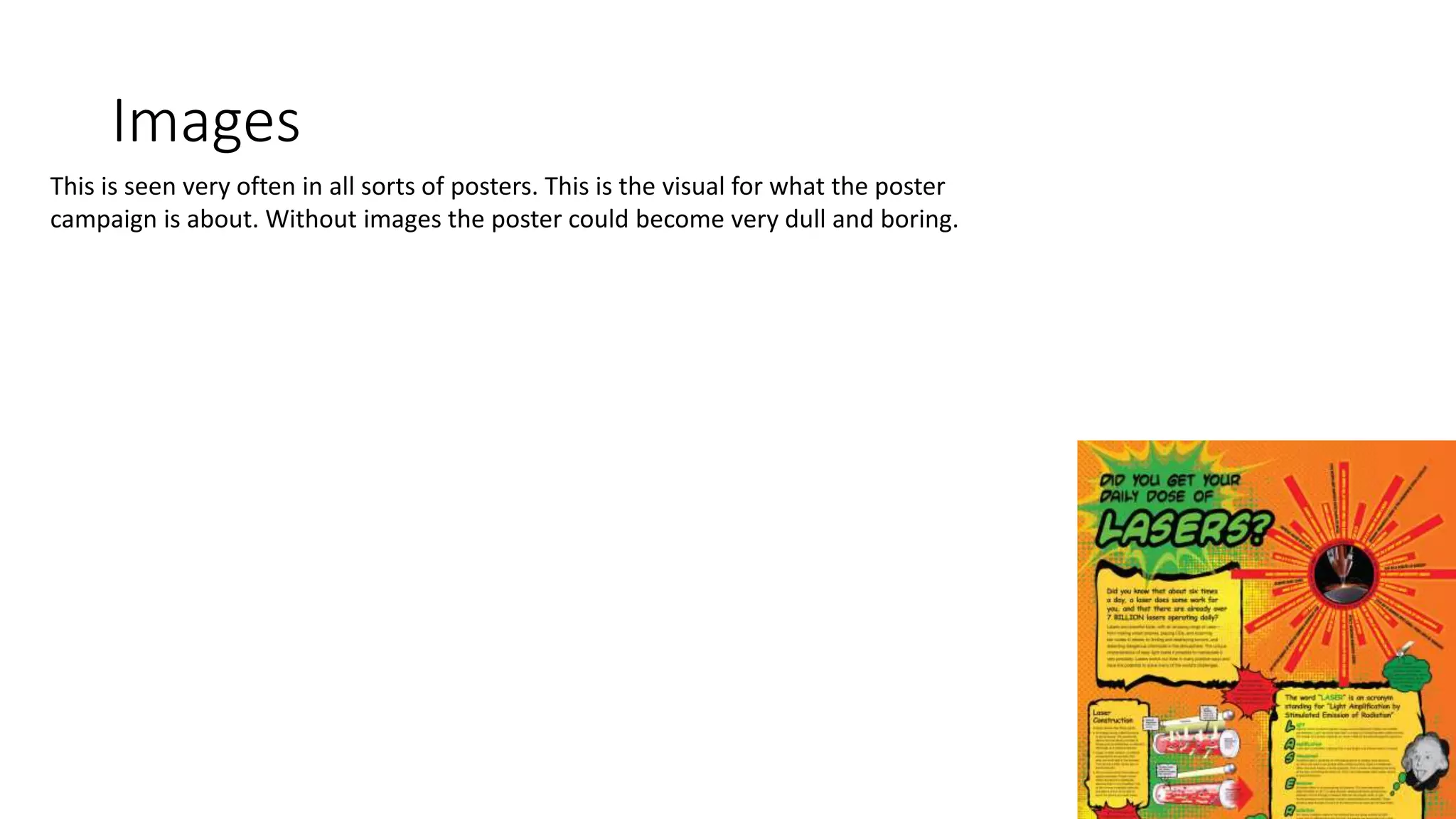 Visual Features Popster Technical features of a poster | PPTX