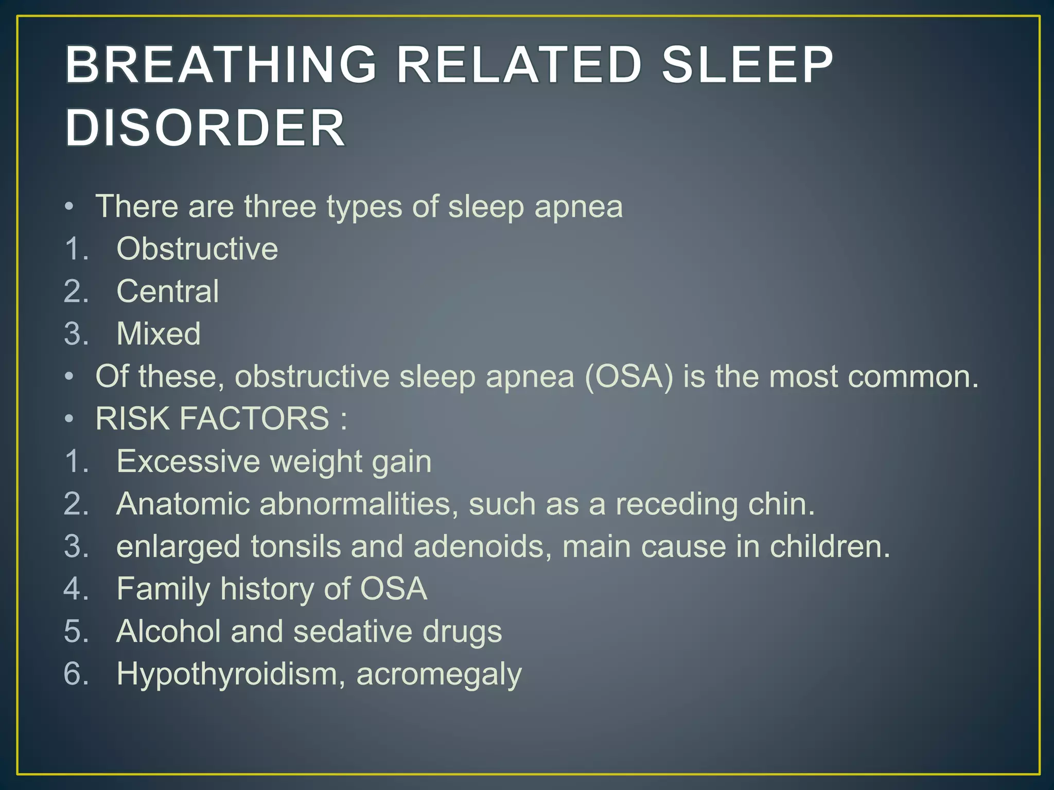 Sleep wake disorders | PPTX