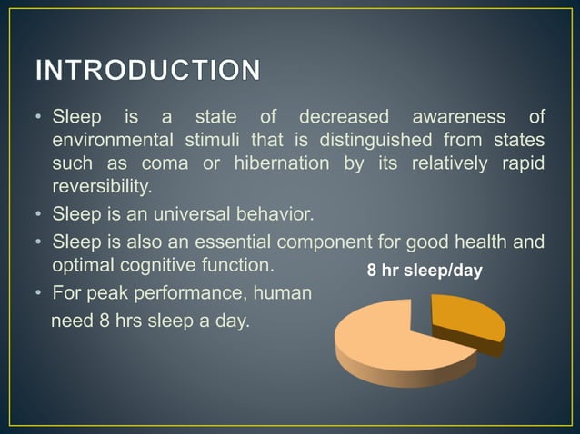 Sleep wake disorders | PPTX