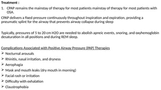 Disorders of sleep related to breathing problems | PPTX
