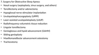 Disorders of sleep related to breathing problems | PPTX