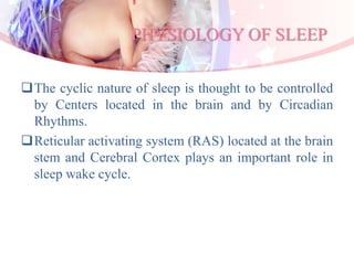 Sleep & Rest: Fundamentals of Nursing Aligarh College of Nursing