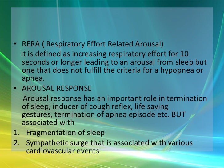 Sleep apnea
