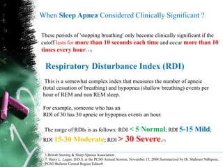 Sleep Study Rdi Meaning Sleep apnea in dentistry and Orthodontics | PPTX