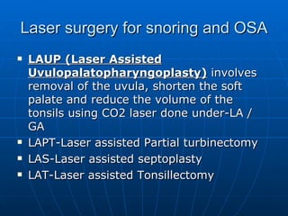 Sleep Apnea and Cosmetic Surgery Jubilee Hospital, Trivandrum | PPT