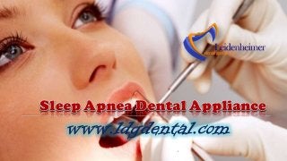 Sleep Apnea Dental Appliance