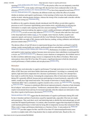 Sleep deprivation impact on cognitive performance | PDF