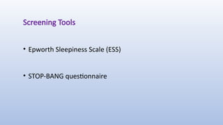 Comprehensive Overview of Obstructive Sleep Apnea: Diagnosis ...