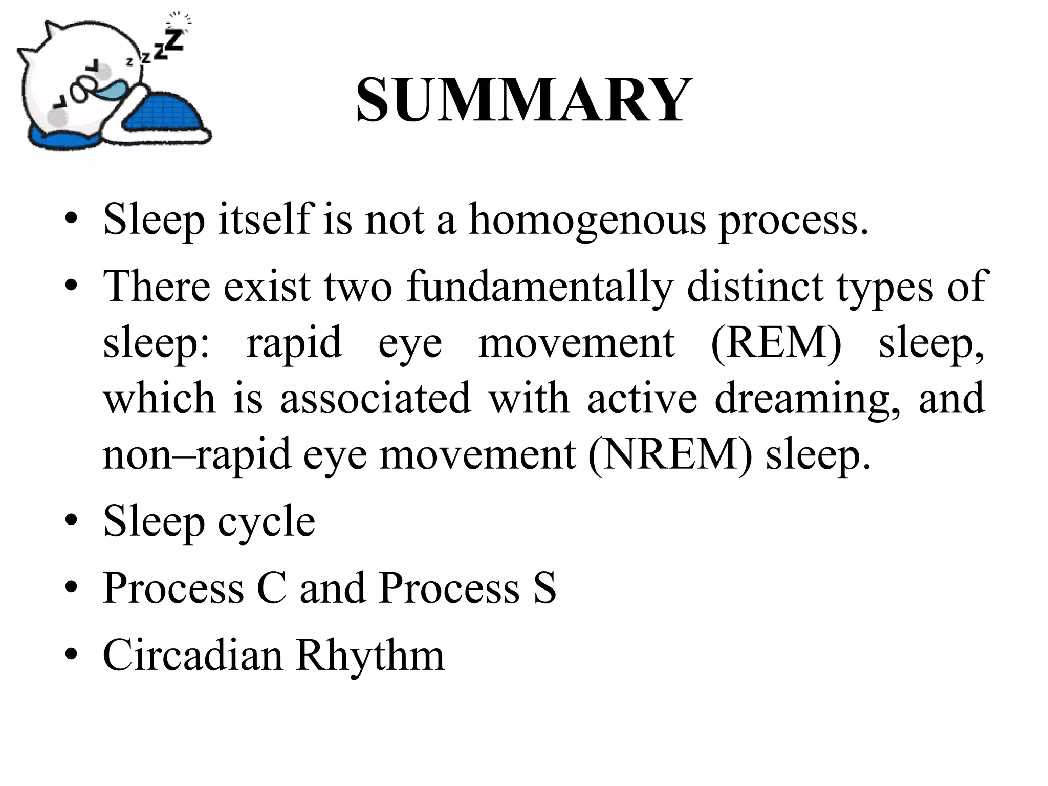 Physiology of Sleep | PDF