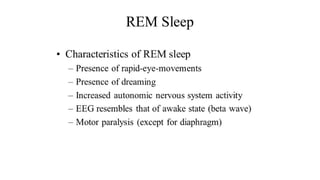 SLEEP EEG and findings, stages of sleep. | PPTX