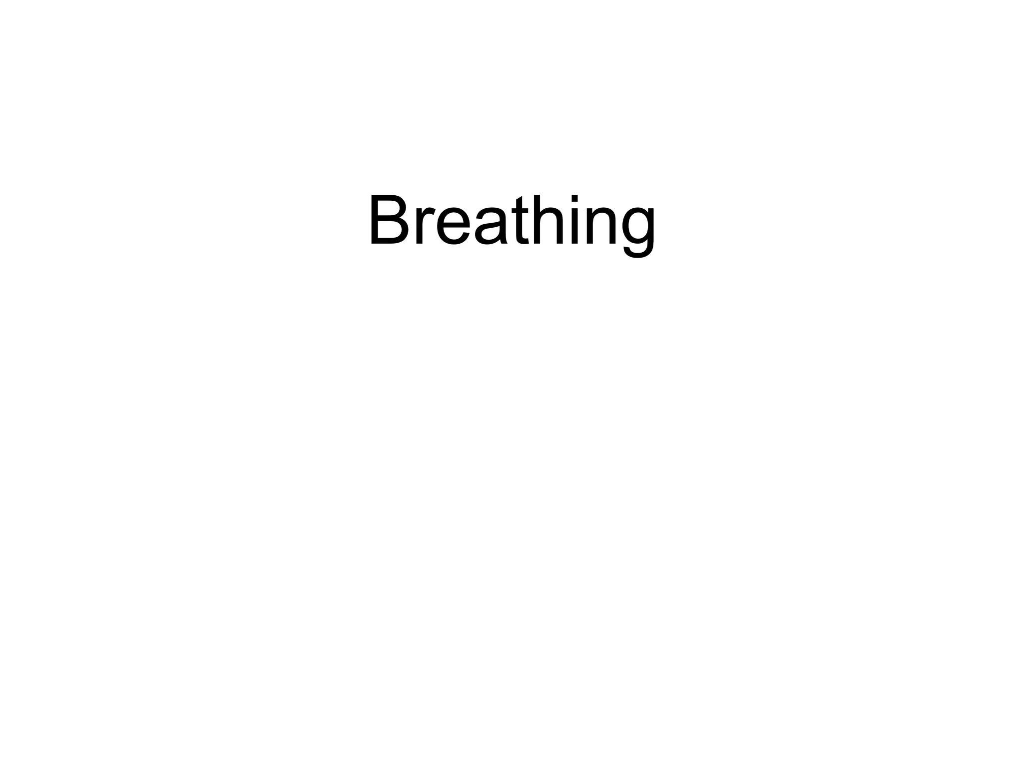 Breathing
 
