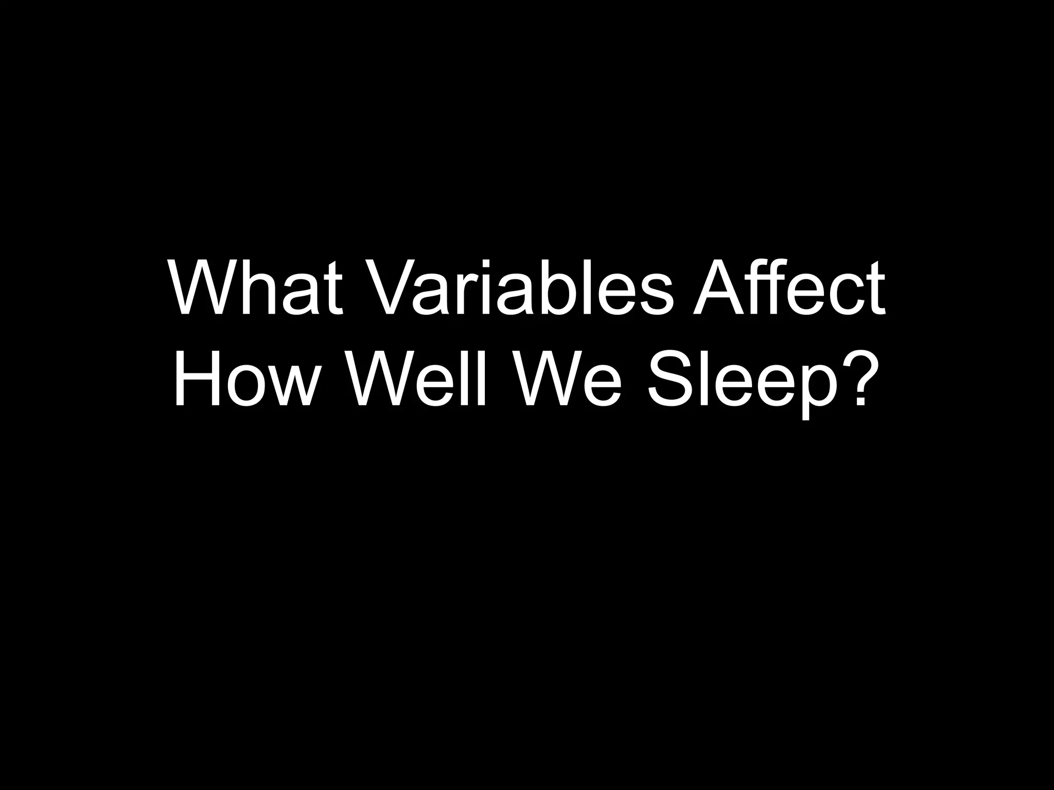 GOAL
of sleep hacking
 