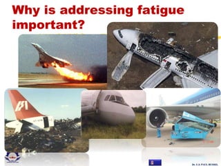 Dr. U.S. PAUL RUSSEL
Why is addressing fatigue
important?
 