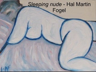 Sleeping nude  - Hal Martin Foge l 