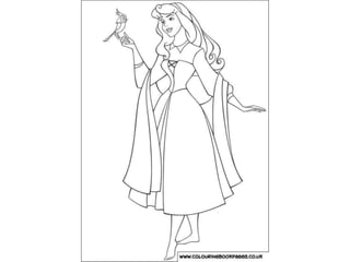Sleeping beauty Colouring Pages and Kids Colouring Activities | PPT