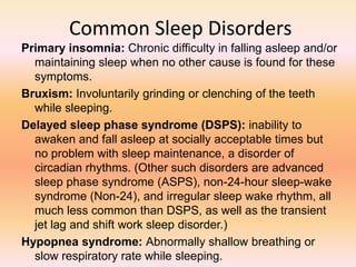 Sleep Disorders Problem How Sleeping Disorders impact on Health? | PPTX