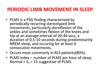 Sleep order and disorders | PPTX