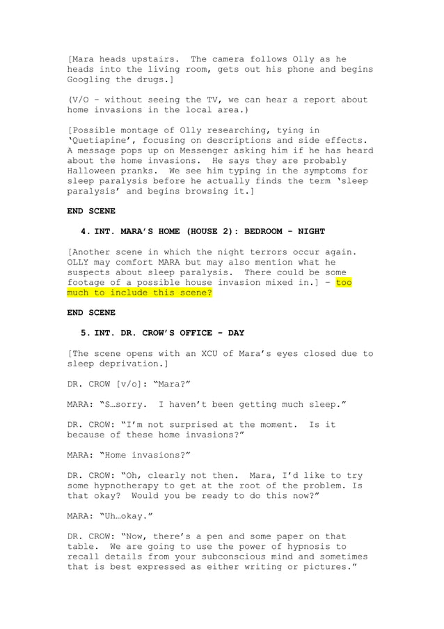 Sleep paralysis scriptv4 | PDF