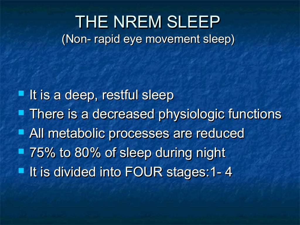Sleep & rest pattern