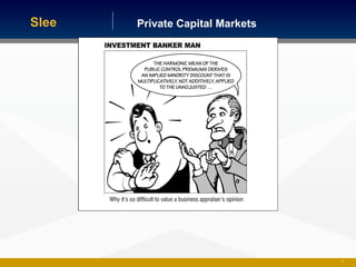 Private Capital MarketsSlee
19
 